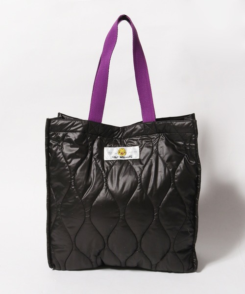 ROOPTOKYO(ループトウキョウ)の「WILD WALLETS/ワイルドウォレット TOTE BAG トートバッグ キルティングバック(トートバッグ・メンズ・オフホワイト/グリーン/ブラック・ONE SIZE)」の12枚目の写真