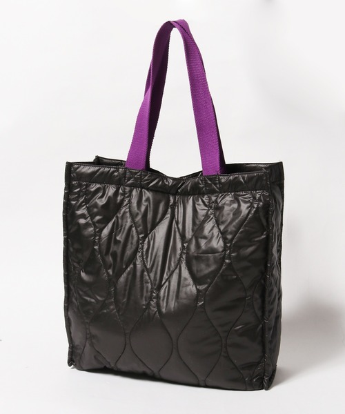 ROOPTOKYO(ループトウキョウ)の「WILD WALLETS/ワイルドウォレット TOTE BAG トートバッグ キルティングバック(トートバッグ・メンズ・オフホワイト/グリーン/ブラック・ONE SIZE)」の5枚目の写真