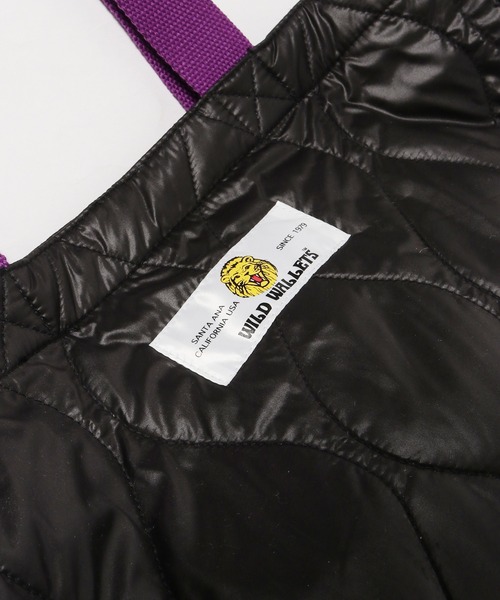 ROOPTOKYO(ループトウキョウ)の「WILD WALLETS/ワイルドウォレット TOTE BAG トートバッグ キルティングバック(トートバッグ・メンズ・オフホワイト/グリーン/ブラック・ONE SIZE)」の8枚目の写真