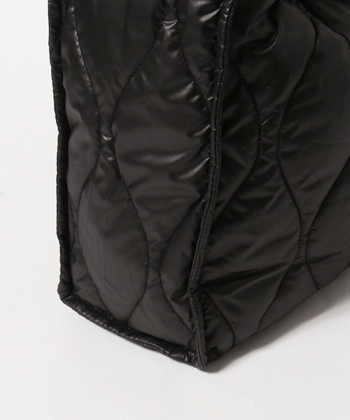 ROOPTOKYO(ループトウキョウ)の「WILD WALLETS/ワイルドウォレット TOTE BAG トートバッグ キルティングバック(トートバッグ・メンズ・オフホワイト/グリーン/ブラック・ONE SIZE)」の9枚目の写真