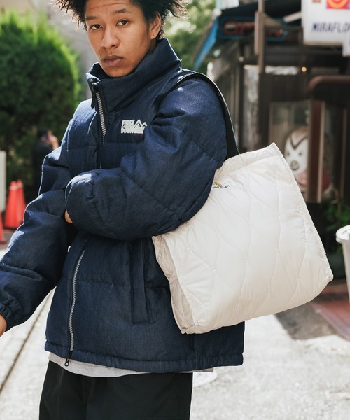 ROOPTOKYO(ループトウキョウ)の「WILD WALLETS/ワイルドウォレット TOTE BAG トートバッグ キルティングバック(トートバッグ・メンズ・オフホワイト/グリーン/ブラック・ONE SIZE)」の16枚目の写真