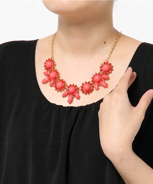 Another Edition（アナザーエディション）の「ECODECOエスニックネックレス/ECODECO ETH NL◆（ネックレス・レディース・レッド/コバルトブルー・フリー）」の5枚目の写真