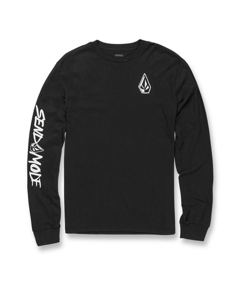 VOLCOM（ボルコム）の「【VOLCOM】SEND MODE TECH LST（Tシャツ/カットソー・キッズ・ブラック/ネイビー・SMALL/LARGE/X-LARGE/MEDIUM）」の2枚目の写真