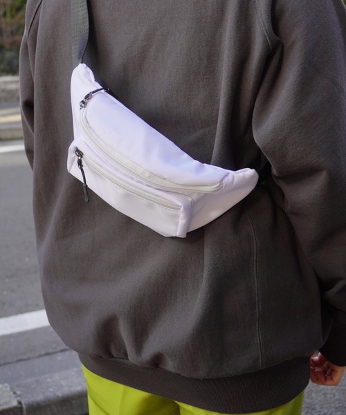 セール】フロントポケット ミニ ボディバッグ / ウエストポーチ