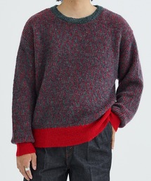 【COGNOMEN/コグノーメン】MOHAIR HERRINGBONE KNIT