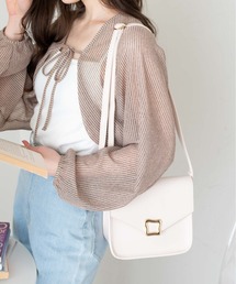 WEGO/デザインバックルミニショルダーバッグ