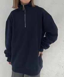 裏起毛ハーフジップスウェット【ZOZOTOWN限定アイテム】