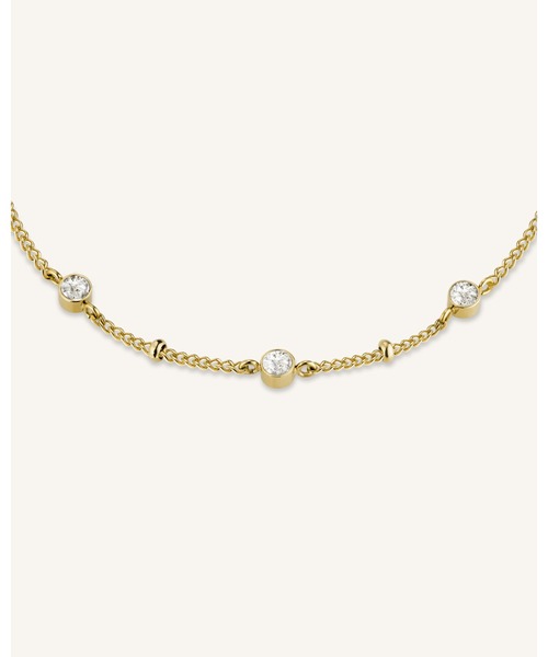 ROSEFIELD(ローズフィールド)の「《ROSEFIELD JEWELRY /ローズフィールド ジュエリー》 クリスタル ブレスレット ゴールド(ブレスレット・レディース・イエローゴールド・FREE)」の3枚目の写真