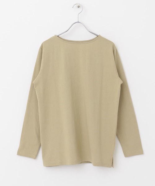 URBAN RESEARCH DOORS（アーバンリサーチドアーズ）の「コットンボートネックカットソー（Tシャツ/カットソー・レディース・チャコールグレー/オフホワイト/ライトベージュ・MEDIUM）」の22枚目の写真