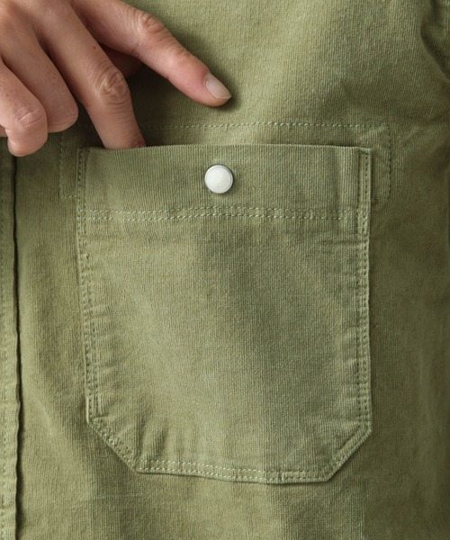 BAYFLOW（ベイフロー）の「ストレッチCALコールシャツ（シャツ/ブラウス・メンズ・カーキ/ベージュ/ピンク・MEDIUM/LARGE）」の13枚目の写真