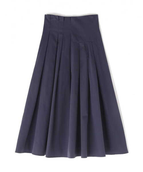 N.（N. Natural Beauty Basic）（エヌエヌナチュラルビューティーベーシック）の「◆アシンメトリータックフレアスカート（スカート・レディース・ベージュ/ネイビー/ライトグリーン・MEDIUM）」の21枚目の写真