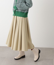 N.（N. Natural Beauty Basic） | ◆アシンメトリータックフレアスカート(スカート)