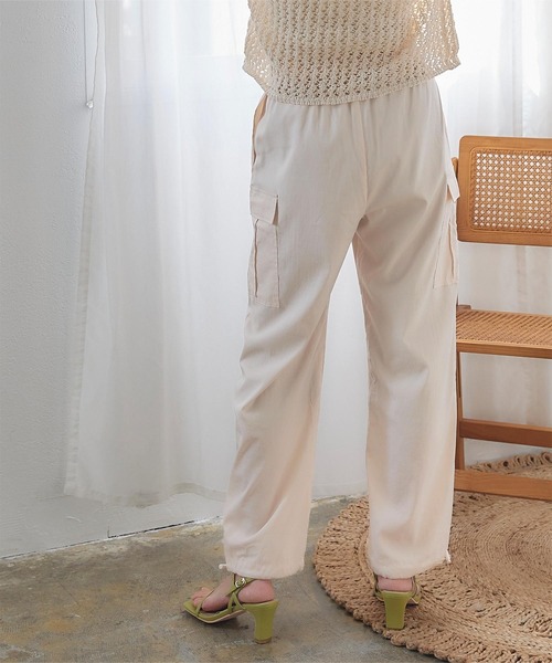 titivate（ティティベイト）の「ｶｰｺﾞﾃﾞｻﾞｲﾝｼﾞｮｶﾞｰﾊﾟﾝﾂ（その他パンツ・レディース・ライトカーキ/ピンク/アイボリー・S/M/L）」の9枚目の写真