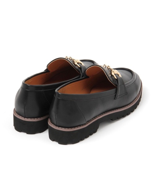 BAYFLOW(ベイフロー)の「トラックソールビットローファー(ローファー・レディース・ブラック/アイボリー/ブラウン・SMALL/MEDIUM/LARGE)」の6枚目の写真