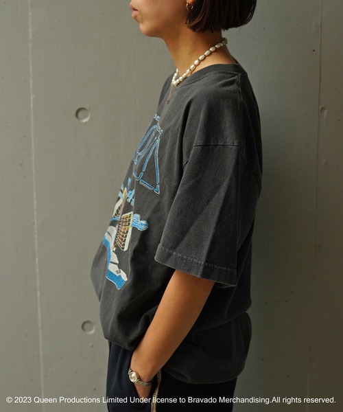 GOOD ROCK SPEED(グッドロックスピード)の「GOOD ROCK SPEED (グッドロックスピード) QUEEN Tシャツ/ 23QEN004W(ユニセックス)(Tシャツ/カットソー・レディース・ブラック・M)」の4枚目の写真