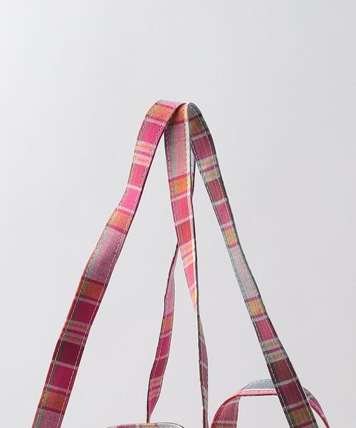 Steven Alan（スティーブンアラン）の「＜AMIACALVA＞MADRAS CHECK BAG MEDIUM/ショルダーバッグ（ショルダーバッグ・レディース・レッド/ケリー・FREE）」の7枚目の写真