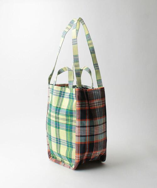 Steven Alan（スティーブンアラン）の「＜AMIACALVA＞MADRAS CHECK BAG MEDIUM/ショルダーバッグ（ショルダーバッグ・レディース・レッド/ケリー・FREE）」の11枚目の写真