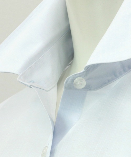 TOKYO SHIRTS(トウキョウシャツ)の「形態安定ノーアイロン レギュラー 長袖ビジネスワイシャツ(ビジネスシャツ・レディース・ライトブルー・S/M/L/LL/XL)」の5枚目の写真