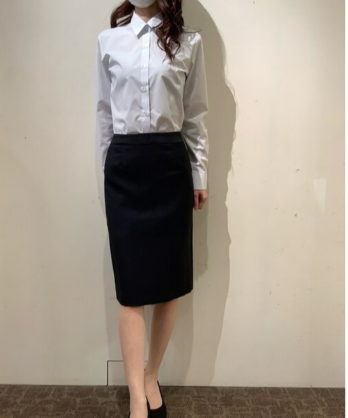 TOKYO SHIRTS(トウキョウシャツ)の「形態安定ノーアイロン レギュラー 長袖ビジネスワイシャツ(ビジネスシャツ・レディース・ライトブルー・S/M/L/LL/XL)」の7枚目の写真