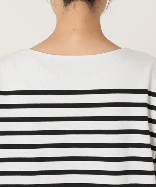 Johnbull Private labo（ジョンブルプライベートラボ）の「【JOHNBULL/ジョンブル】オーバーサイズバスクTシャツ（Tシャツ/カットソー・レディース・ブラック/ホワイト・FREE）」の10枚目の写真