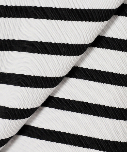 Johnbull Private labo（ジョンブルプライベートラボ）の「【JOHNBULL/ジョンブル】オーバーサイズバスクTシャツ（Tシャツ/カットソー・レディース・ブラック/ホワイト・FREE）」の5枚目の写真