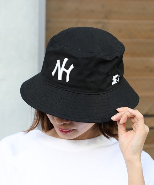 STARTER（スターター）の「【STARTER BLUE】STC C.TWILL NH BUCKET HAT（ハット・メンズ・ネイビー/ベージュ/ブラック・FREE）」の11枚目の写真