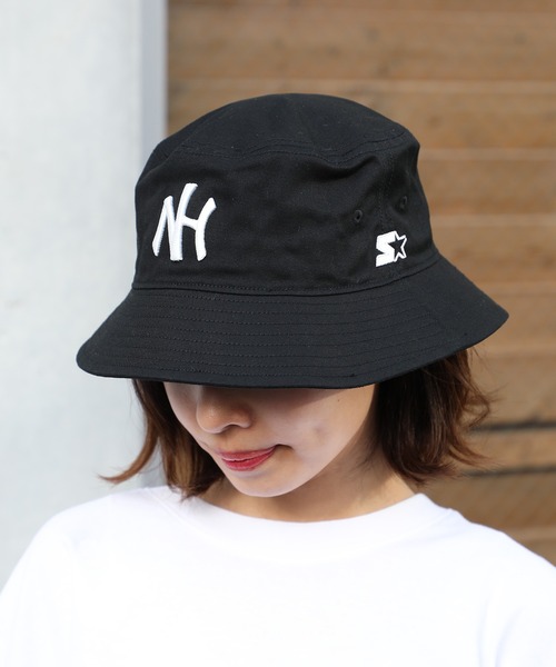 STARTER（スターター）の「【STARTER BLUE】STC C.TWILL NH BUCKET HAT（ハット・メンズ・ネイビー/ベージュ/ブラック・FREE）」の12枚目の写真