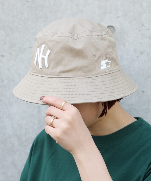STARTER（スターター）の「【STARTER BLUE】STC C.TWILL NH BUCKET HAT（ハット・メンズ・ネイビー/ベージュ/ブラック・FREE）」の9枚目の写真