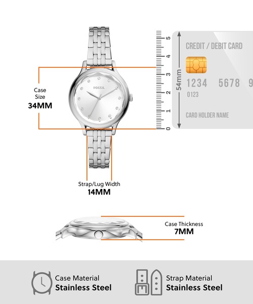 Fossil OUTLET – Orologio Uomo In Acciaio Argento, Modello BQ3861, Design Classico E Affidabile