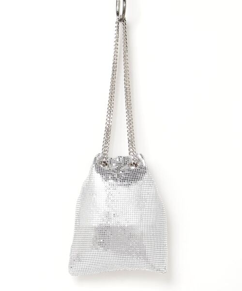 X-girl（エックスガール）の「MILLS LOGO METAL MESH BAG（ショルダー