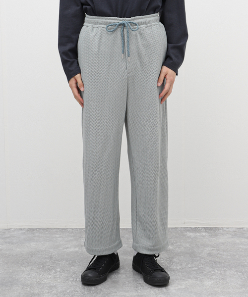 JOURNAL STANDARD relume(ジャーナルスタンダード レリューム)の「ニットジャガード イージーパンツ(その他パンツ・メンズ・ホワイト×ホワイト/ブラック/サファリグリーン・LARGE/MEDIUM)」の22枚目の写真