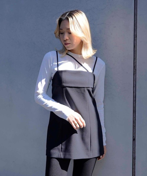 クラネ　ブラレット　キャミソール　CLANE SLANT BRA TOPS クラネ ブラレット キャミソール CLANE SLANT BRA TOPS