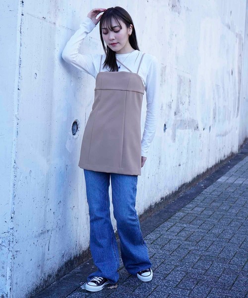 CLANE（クラネ）の「CLANE SLANT BUSTIER 12122-4032（キャミソール