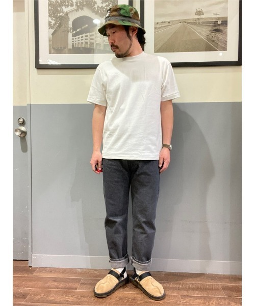 HANES（ヘインズ）の「【HANES】SHIRO クルーネック半袖Tシャツ（Tシャツ/カットソー・メンズ・ホワイト・S/XL/M/L）」の14枚目の写真