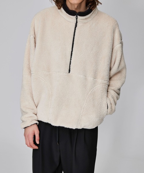Iroquois（イロコイ）の「SEEEP BOA FLEECE HZ（その他トップス・メンズ・ベージュ/カーキ/ブラック・1/2/3）」の5枚目の写真