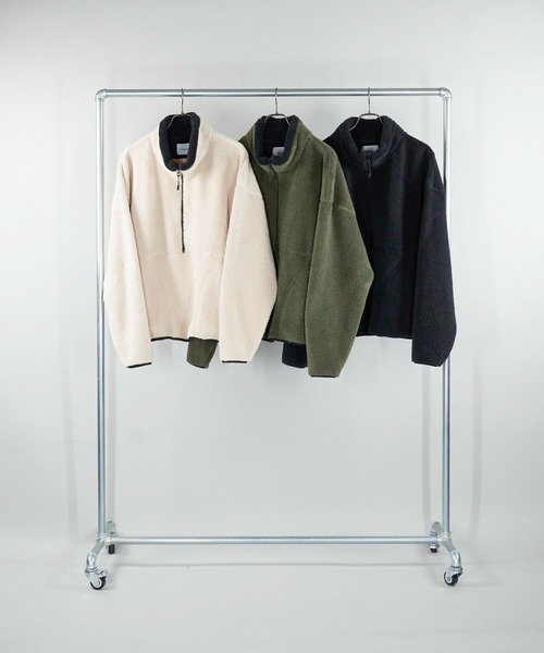 Iroquois（イロコイ）の「SEEEP BOA FLEECE HZ（その他トップス・メンズ・ベージュ/カーキ/ブラック・1/2/3）」の15枚目の写真