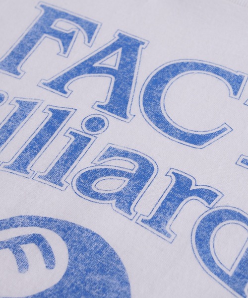 WHO'S WHO gallery（フーズフーギャラリー）の「COOPER FACTビリヤードカレッジロゴビッグTEE（Tシャツ/カットソー・レディース・ブルー/ネイビー/ライトグレー/ブラック/ホワイト/チャコールグレー・FREE）」の11枚目の写真