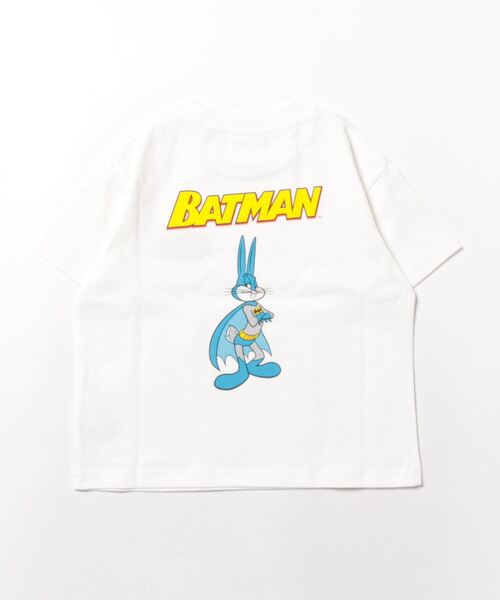 LOWRYS FARM（ローリーズファーム）の「ルーニー・テューンズＴシャツ/ワーナー・ブラザース100周年　192576（Tシャツ/カットソー・キッズ・ホワイト/チャコールグレー・110cm/120cm/130cm/140cm/150cm）」の4枚目の写真