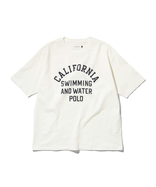 CAL O LINE（キャルオーライン）の「CAL O LINE　カリフォルニア ウェア ポロＴシャツ CL231-065（Tシャツ/カットソー・メンズ・ピンク/ホワイト・L/M）」の2枚目の写真