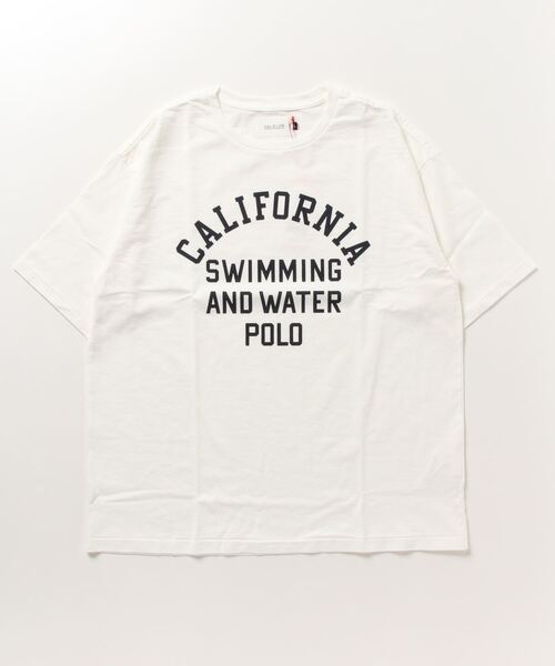 CAL O LINE（キャルオーライン）の「CAL O LINE　カリフォルニア ウェア ポロＴシャツ CL231-065（Tシャツ/カットソー・メンズ・ピンク/ホワイト・L/M）」の10枚目の写真