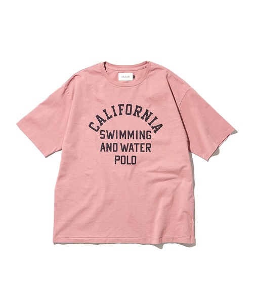 CAL O LINE（キャルオーライン）の「CAL O LINE　カリフォルニア ウェア ポロＴシャツ CL231-065（Tシャツ/カットソー・メンズ・ピンク/ホワイト・L/M）」の13枚目の写真