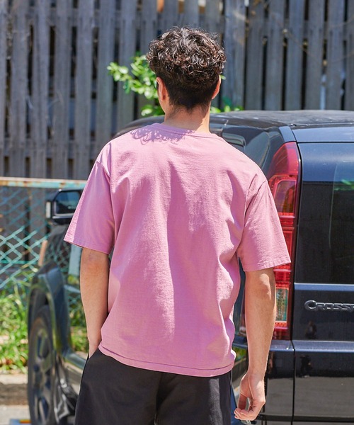 CAL O LINE（キャルオーライン）の「CAL O LINE　カリフォルニア ウェア ポロＴシャツ CL231-065（Tシャツ/カットソー・メンズ・ピンク/ホワイト・L/M）」の11枚目の写真