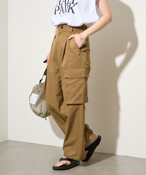 JOURNAL STANDARD(ジャーナルスタンダード)の「アクティブカーゴパンツ(カーゴパンツ・レディース・ブラック/ベージュ・38/36)」の6枚目の写真