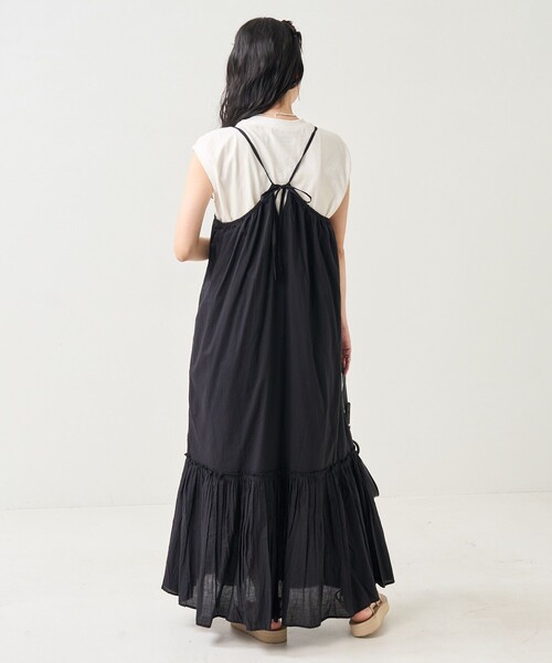 FREAK'S STORE（フリークスストア）の「インドティアードキャミワンピース（ワンピース・レディース・グリーン/ブラック/レッド・ﾌﾘ-）」の13枚目の写真