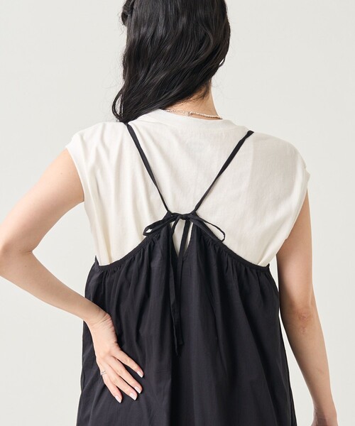 FREAK'S STORE（フリークスストア）の「インドティアードキャミワンピース（ワンピース・レディース・グリーン/ブラック/レッド・ﾌﾘ-）」の14枚目の写真