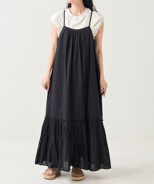 FREAK'S STORE（フリークスストア）の「インドティアードキャミワンピース（ワンピース・レディース・グリーン/ブラック/レッド・ﾌﾘ-）」の16枚目の写真