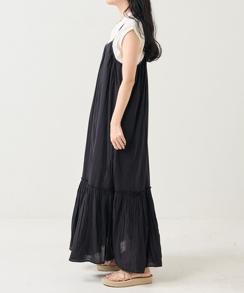 FREAK'S STORE（フリークスストア）の「インドティアードキャミワンピース（ワンピース・レディース・グリーン/ブラック/レッド・ﾌﾘ-）」の17枚目の写真