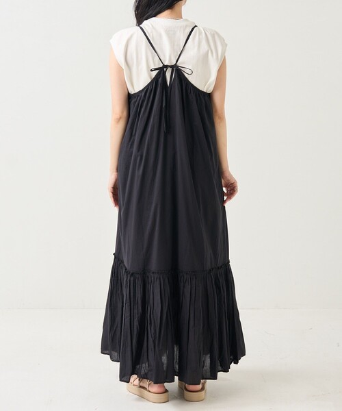 FREAK'S STORE（フリークスストア）の「インドティアードキャミワンピース（ワンピース・レディース・グリーン/ブラック/レッド・ﾌﾘ-）」の18枚目の写真