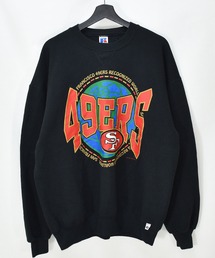 NBA/NFL/NHL/MLB | 【ヴィンテージ古着】RUSSELL ATHLETIC/ ラッセル NFL 49ERS クルーネックスウェット USA製(スウェット)