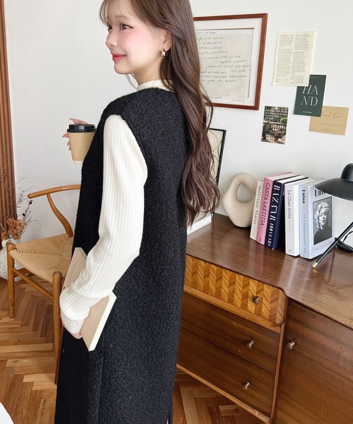 AD2021 ポリエステル縮絨吊りスカート ポリ縮 白 ジャンパー AD2021 ポリエステル縮絨吊りスカート ポリ縮 白 ジャンパー